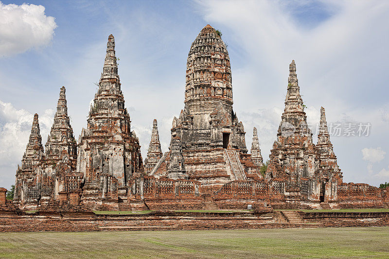 Wat Chai Wattanaram, Ayuthaya，泰国。